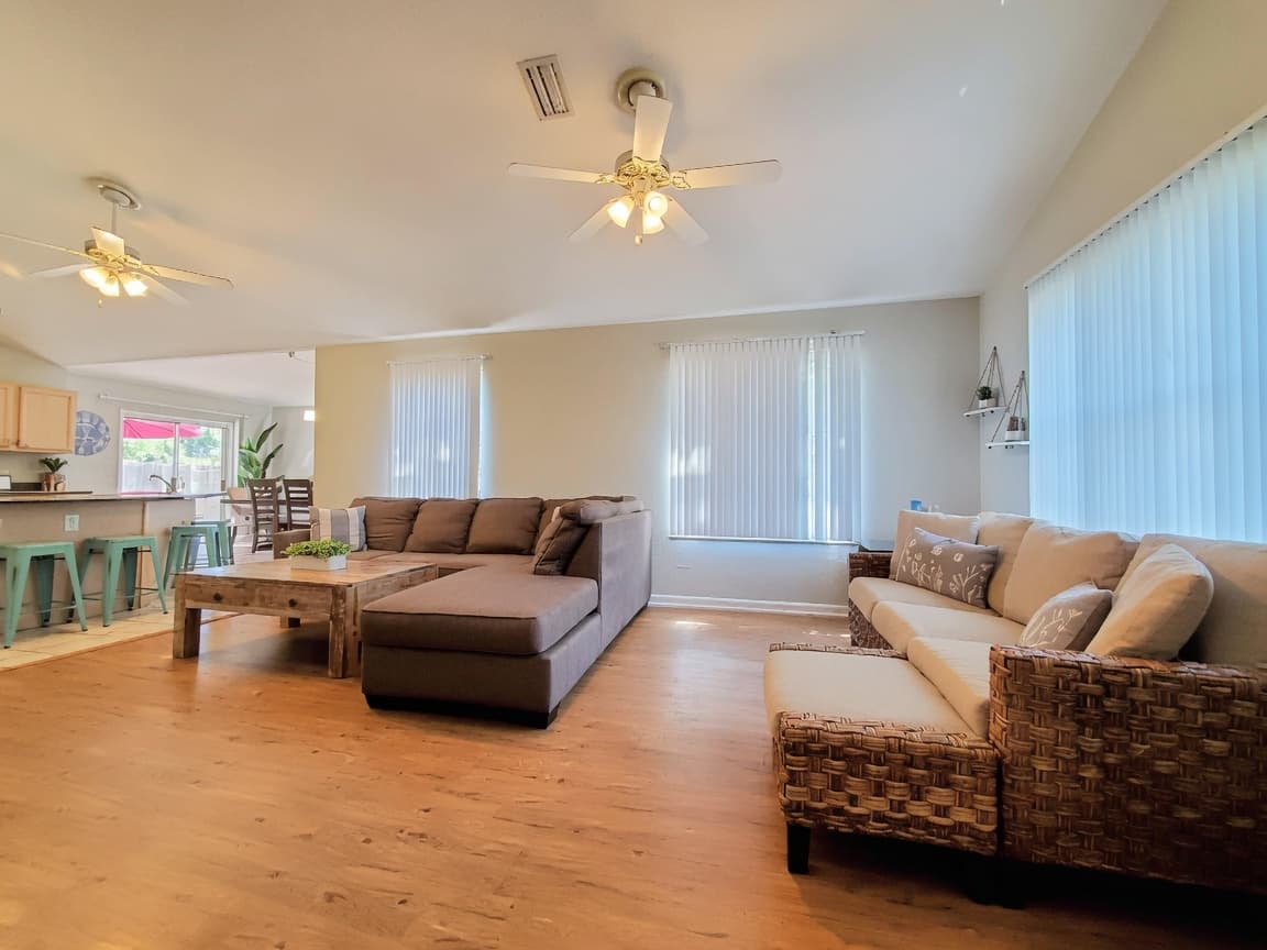 Just Beachy — living room